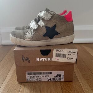 Naturino Kids Shoes - Gold Sneakers